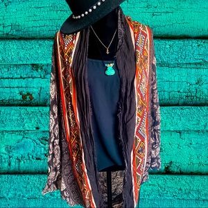 Free people lightweight kimono/shawl